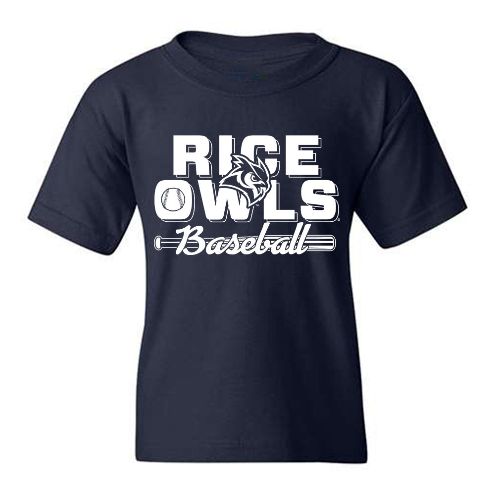Rice - NCAA Baseball : LJ Layhew - Sports Shersey Youth T-Shirt-0