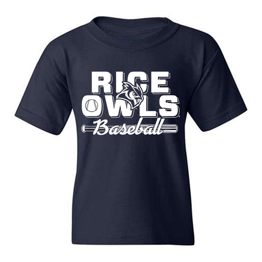 Rice - NCAA Baseball : LJ Layhew - Sports Shersey Youth T-Shirt-0