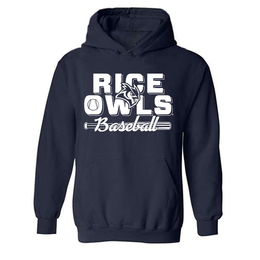 Rice - NCAA Baseball : Garet Boehm - Sports Shersey Hooded Sweatshirt-0