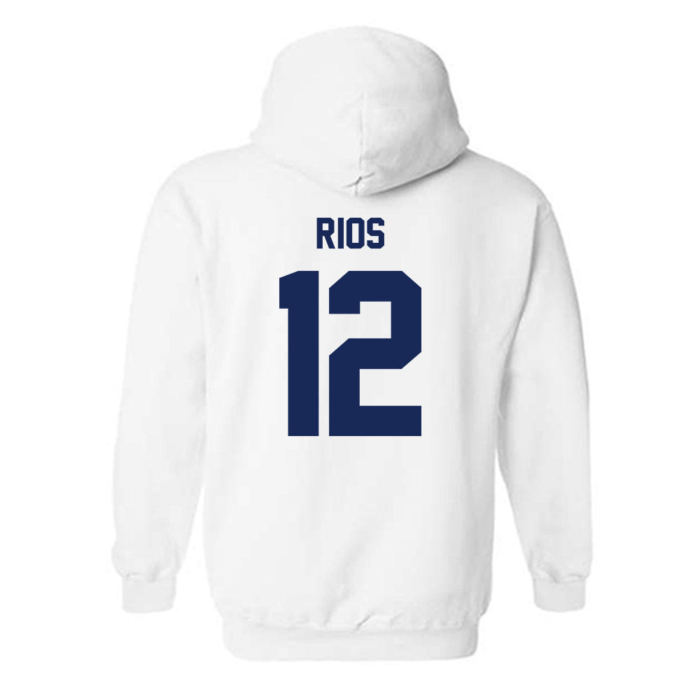 Rice - NCAA Baseball : Lorenzo Rios - Sports Shersey Hooded Sweatshirt-1