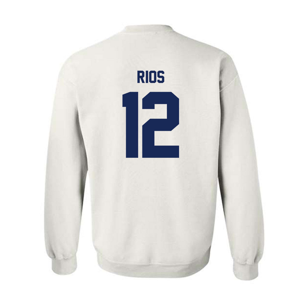 Rice - NCAA Baseball : Lorenzo Rios - Sports Shersey Crewneck Sweatshirt-1