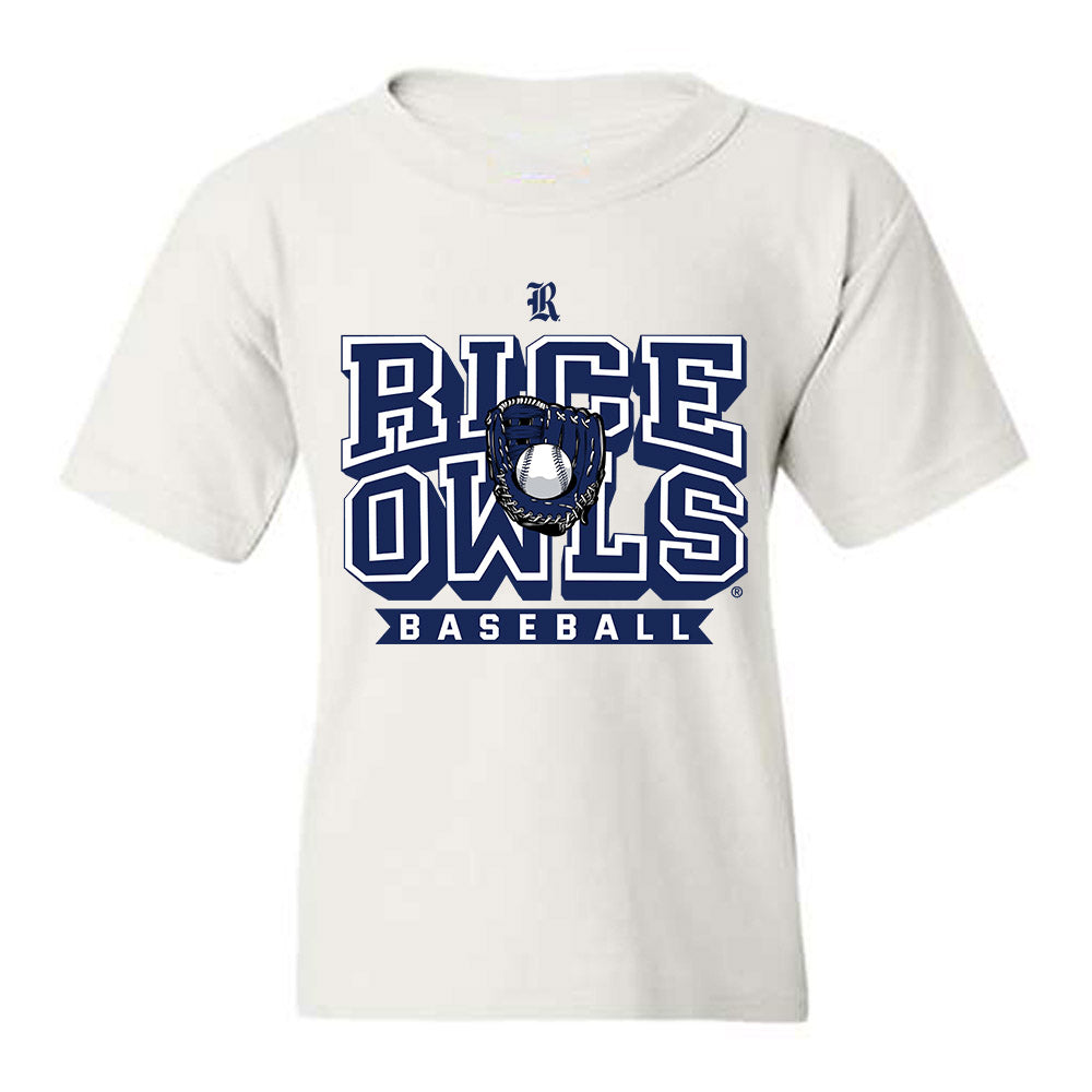 Rice - NCAA Baseball : Ty Baker - Sports Shersey Youth T-Shirt-0