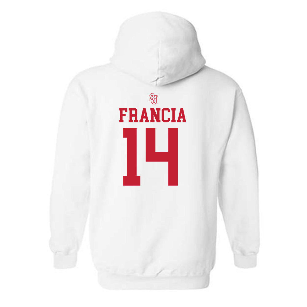 St. Johns - NCAA Softball : Loreley Francia - Sports Shersey Hooded Sweatshirt-1