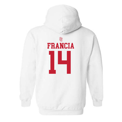St. Johns - NCAA Softball : Loreley Francia - Sports Shersey Hooded Sweatshirt-1