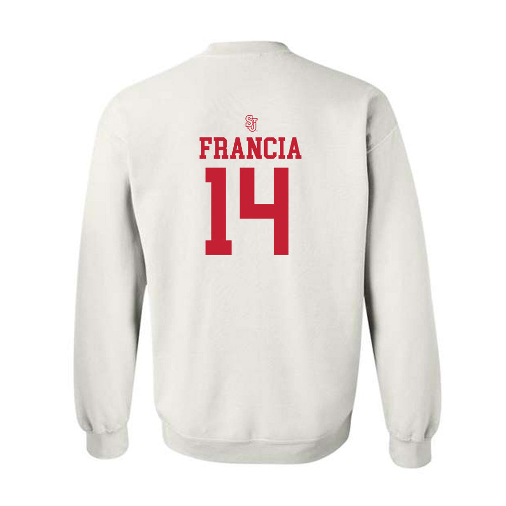 St. Johns - NCAA Softball : Loreley Francia - Sports Shersey Crewneck Sweatshirt-1