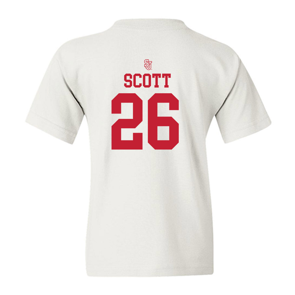 St. Johns - NCAA Softball : Jacqueline Scott - Sports Shersey Youth T-Shirt-1