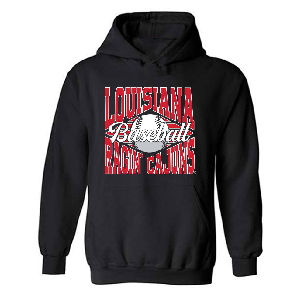 Louisiana - NCAA Baseball : Noah Lewis - Sports Shersey Hooded Sweatshirt-0