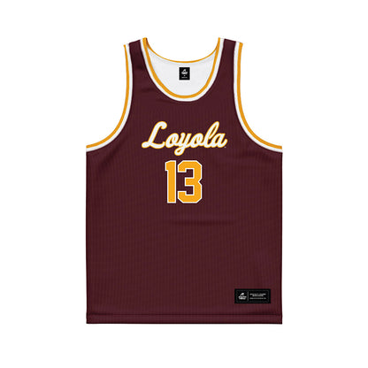 Loyola - NCAA Women's Basketball : Kira Chivers - Sister Jean 2025 Maroon Basketball Jersey