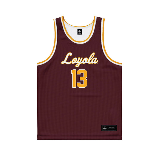 Loyola - NCAA Women's Basketball : Kira Chivers - Sister Jean 2025 Maroon Basketball Jersey