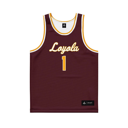 Loyola - NCAA Women's Basketball : Roisin Grandberry - Maroon Basketball Jersey-0