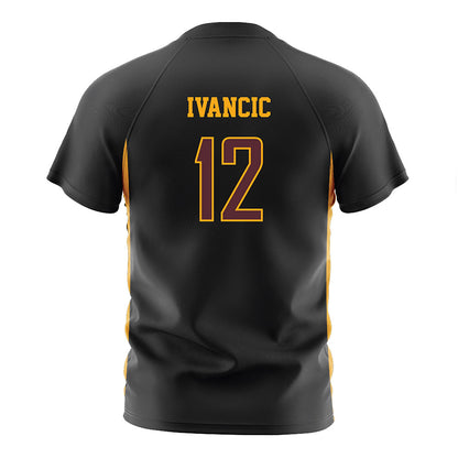 Loyola - NCAA Men's Soccer : Luka Ivancic - Black Soccer Jersey