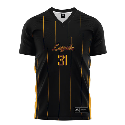 Loyola - NCAA Men's Soccer : Ori Yedlin - Black Soccer Jersey-0