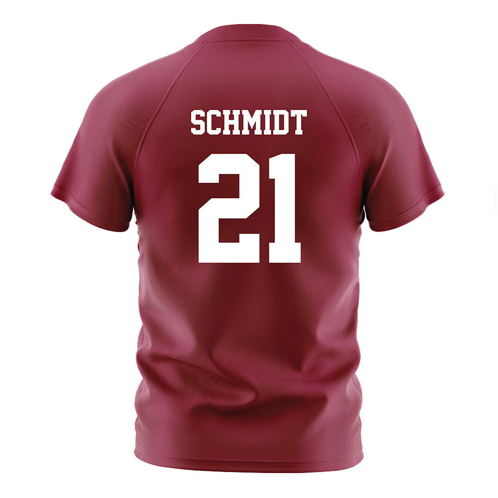 Loyola - NCAA Women's Soccer : Maggie Schmidt - Maroon Soccer Jersey-1
