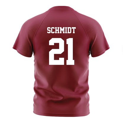 Loyola - NCAA Women's Soccer : Maggie Schmidt - Maroon Soccer Jersey-1