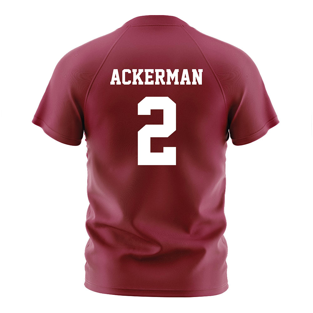 Loyola - NCAA Women's Soccer : Sophie Ackerman - Maroon Soccer Jersey-1