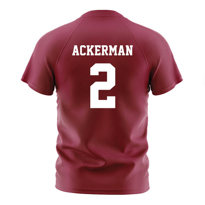 Loyola - NCAA Women's Soccer : Sophie Ackerman - Maroon Soccer Jersey-1