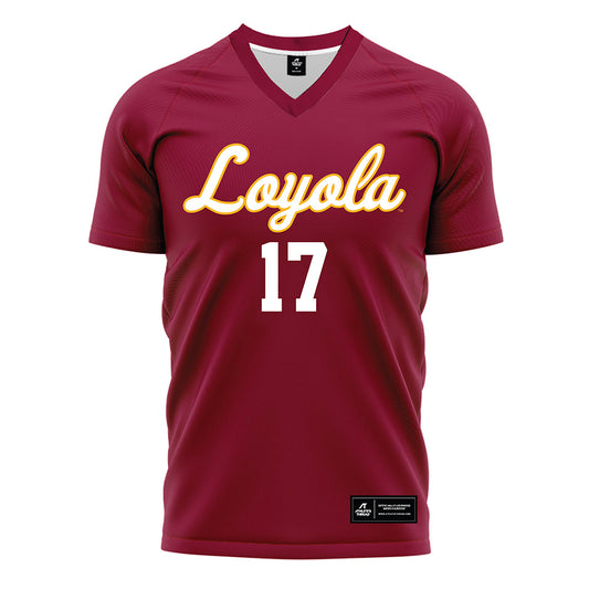 Loyola - NCAA Women's Soccer : Mia Lanni - Maroon Soccer Jersey-0