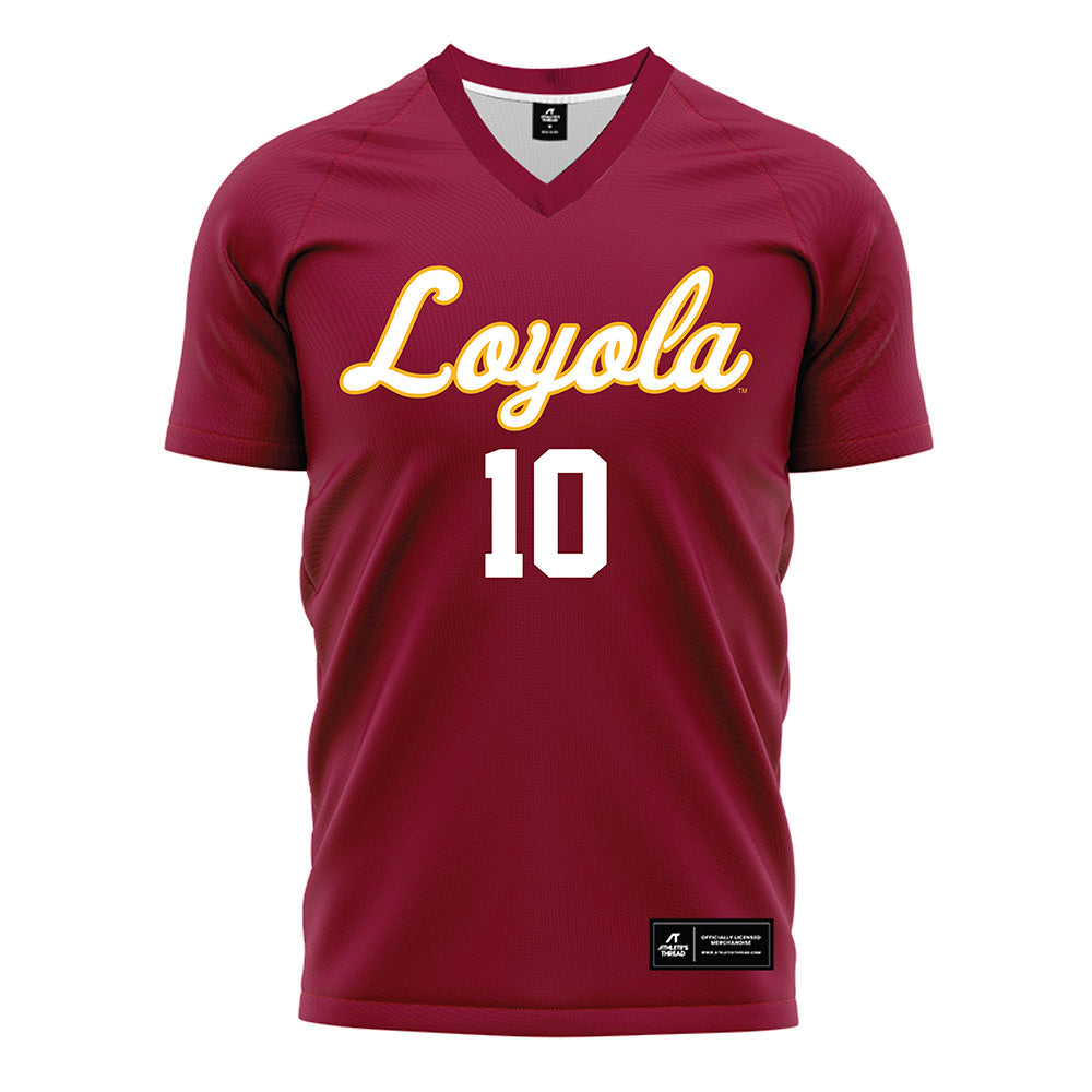 Loyola - NCAA Women's Soccer : Gabby Wojtarowicz - Maroon Soccer Jersey-0