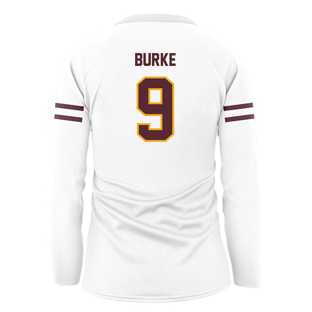 Loyola - NCAA Women's Volleyball : Kaitlyn Burke - White Volleyball Jersey