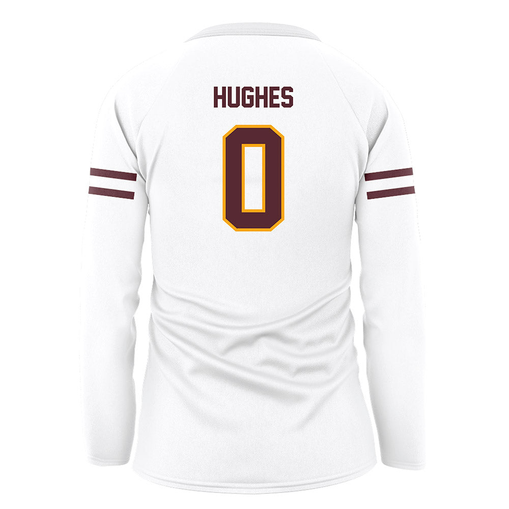 Loyola - NCAA Women's Volleyball : Camryn Hughes - White Volleyball Jersey-1