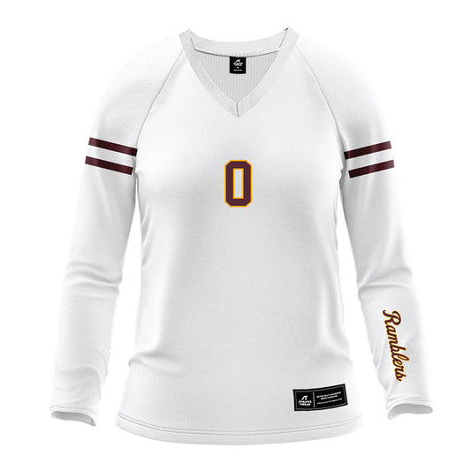 Loyola - NCAA Women's Volleyball : Camryn Hughes - White Volleyball Jersey-0