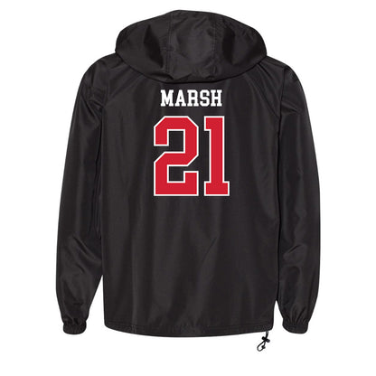 Arkansas State - NCAA Women's Basketball : Monica Marsh - Quarter Zip Jacket-1