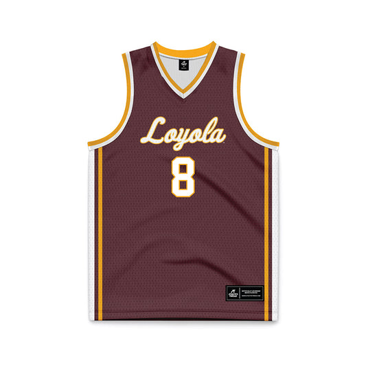 Loyola - NCAA Men's Volleyball : Aleksandar Sosa - Maroon Basketball Jersey-0