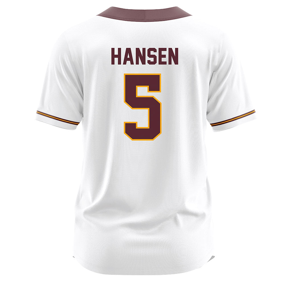 Loyola - NCAA Softball : Alexis Hansen - White Jersey-1
