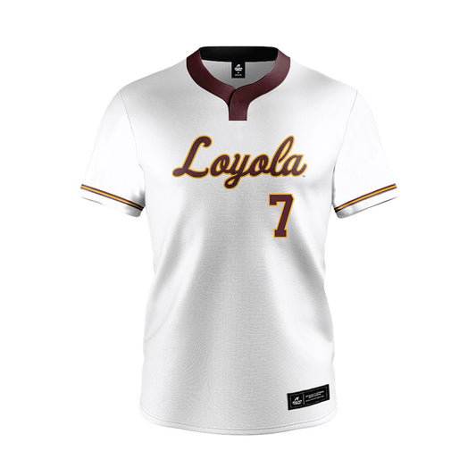 Loyola - NCAA Softball : Mackenzie Patterson - White Jersey-0