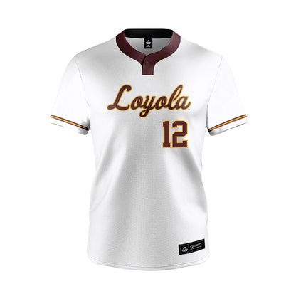 Loyola - NCAA Softball : Nat Lesnicki - White Jersey