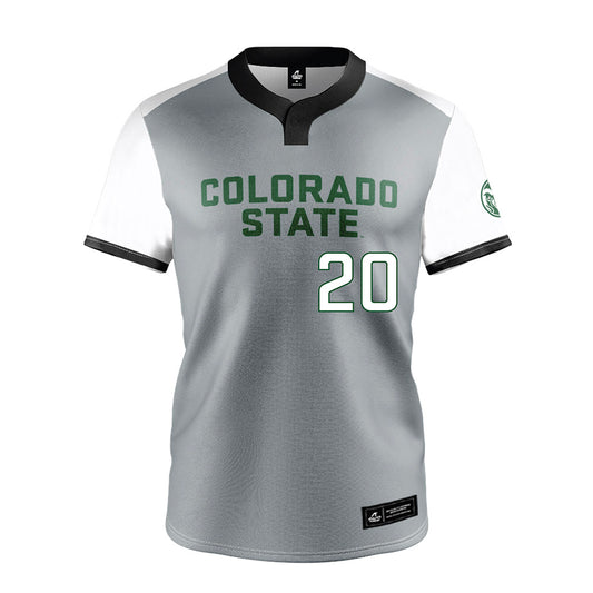 Colorado State - NCAA Softball : Bradie Poteet-Herrera - Grey Jersey-0