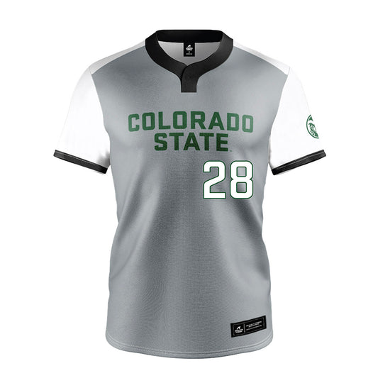 Colorado State - NCAA Softball : Kaylynn English - Grey Jersey