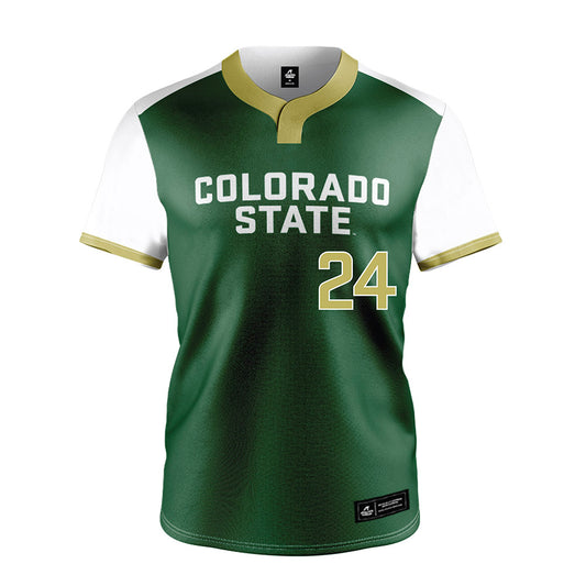 Colorado State - NCAA Softball : Olivia Schmidt - Green Jersey-0