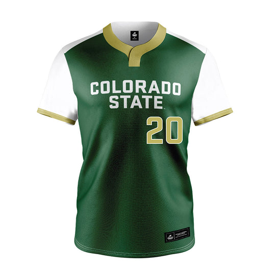 Colorado State - NCAA Softball : Bradie Poteet-Herrera - Green Jersey-0