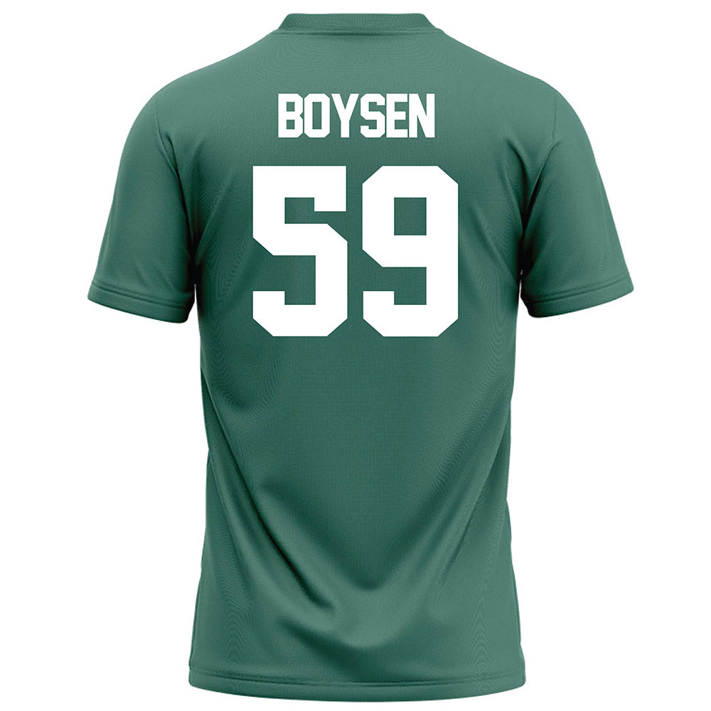 OKBU - NCAA Football : Robert Boysen - Green Football Jersey-1
