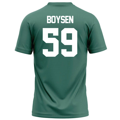 OKBU - NCAA Football : Robert Boysen - Green Football Jersey-1
