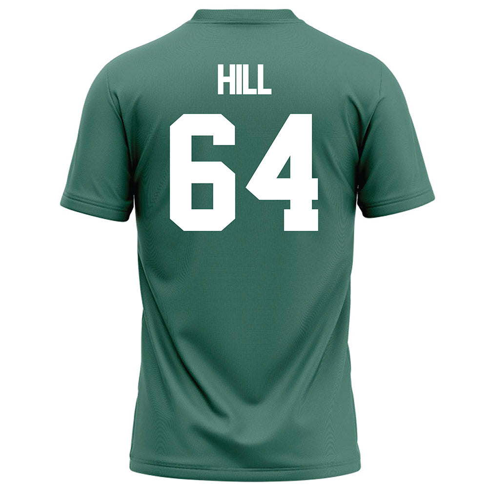 OKBU - NCAA Football : Graham Hill - Green Football Jersey-1