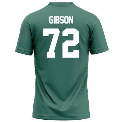 OKBU - NCAA Football : Brennan Gibson - Green Football Jersey-1