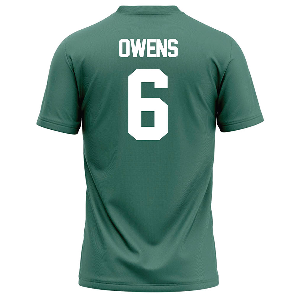 OKBU - NCAA Football : Ernest Owens - Green Football Jersey-1