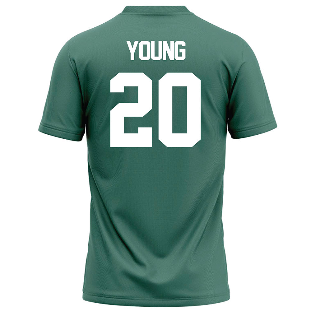 OKBU - NCAA Football : Xzavier Young - Green Football Jersey-1