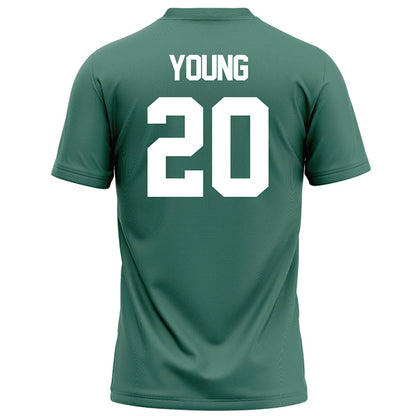 OKBU - NCAA Football : Xzavier Young - Green Football Jersey-1