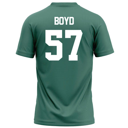 OKBU - NCAA Football : Carter Boyd - Green Football Jersey-1