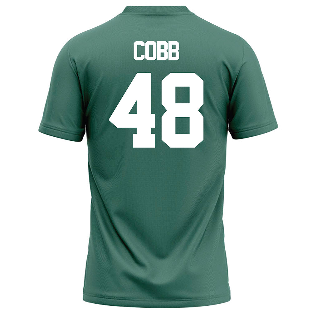 OKBU - NCAA Football : Morgan Cobb - Green Football Jersey-1