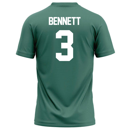 OKBU - NCAA Football : Mason Bennett - Green Football Jersey-1