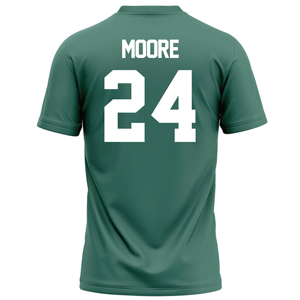 OKBU - NCAA Football : EJ Moore - Green Football Jersey-1