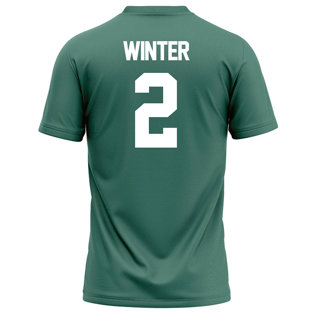 OKBU - NCAA Football : Eli Winter - Green Football Jersey-1
