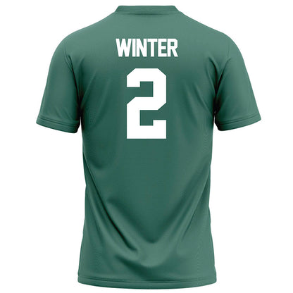 OKBU - NCAA Football : Eli Winter - Green Football Jersey-1