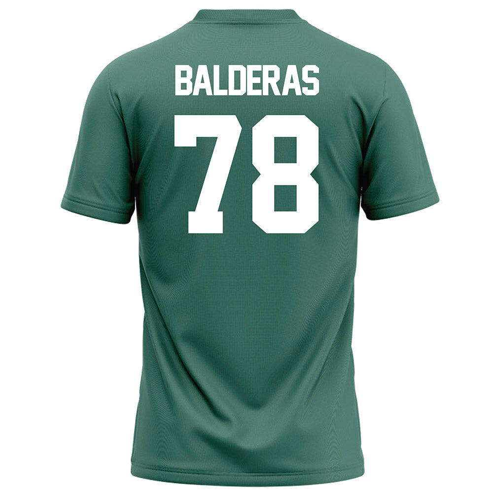 OKBU - NCAA Football : David Balderas - Green Football Jersey-1