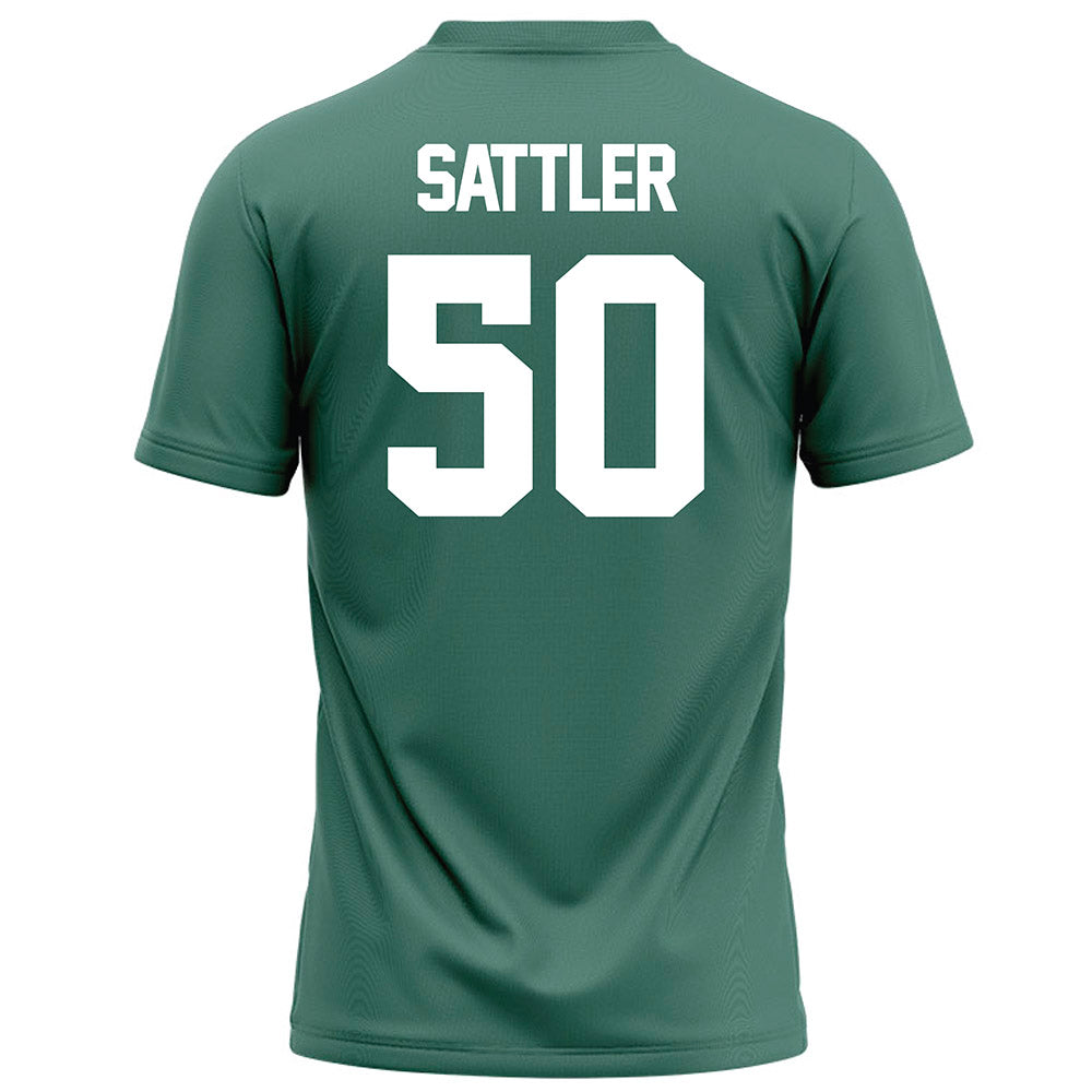 OKBU - NCAA Football : Landry Sattler - Green Football Jersey-1