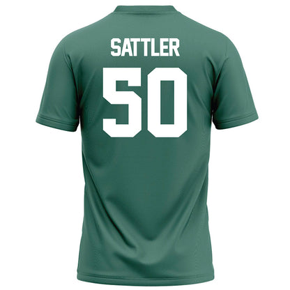 OKBU - NCAA Football : Landry Sattler - Green Football Jersey-1